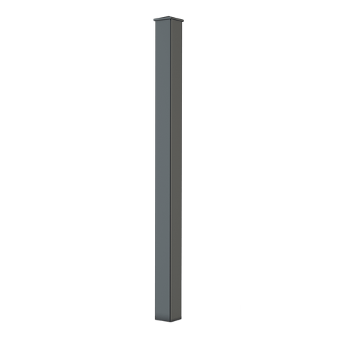 Torpfosten zum Einbetonieren | Pulverbeschichtet anthrazit