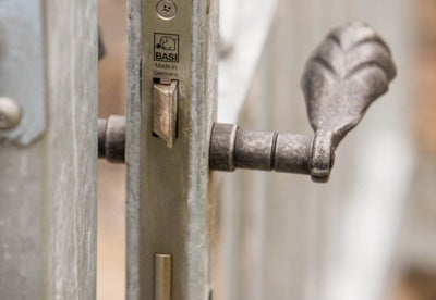 Nahaufnahme Drückergarnitur