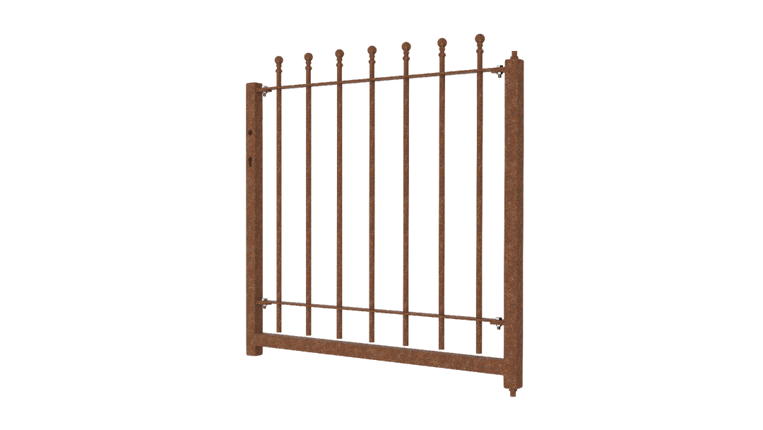 Gartentor Ancona als 3D Modell | Unbeschichtet Gartentor Ancona als 3D Modell | Unbeschichtet