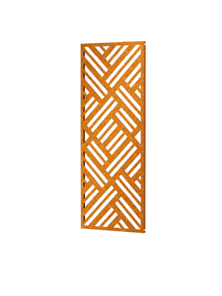 Metallsichtschutz Adda Modell | Cortenstahl Metallsichtschutz Adda Modell | Cortenstahl