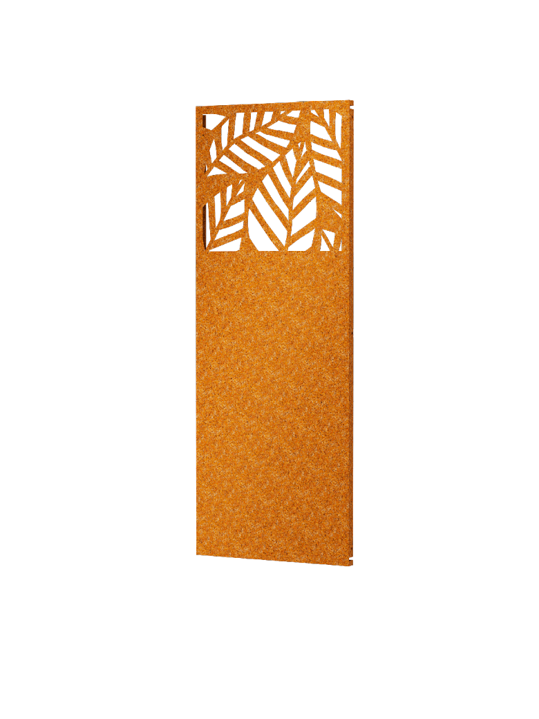 Metallsichtschutz Liro Modell | Cortenstahl Metallsichtschutz Liro Modell | Cortenstahl