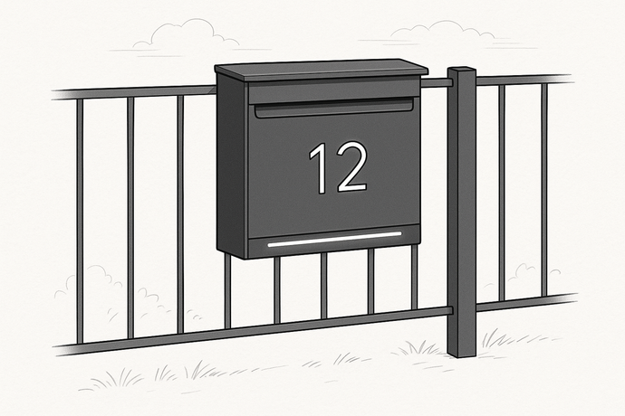 Attaching a mailbox to a fence: the best solutions