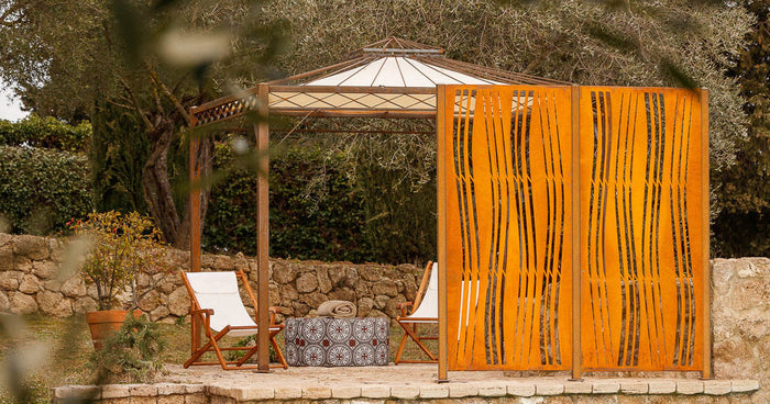 Advantages of a Corten steel privacy fence