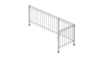 Geländer Ancona als 3D-Modell | Feuerverzinkt