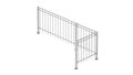 Geländer Padua als 3D-Modell | Feuerverzinkt