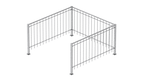 Geländer Ancona als 3D-Modell | Feuerverzinkt
