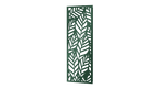 Sichtschutz Livenza als 3D-Modell | Pulverbeschichtet Sonderfarbe RAL 6005 Moosgrün