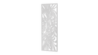Sichtschutz Tanaro als 3D-Modell | Pulverbeschichtet Sonderfarbe RAL 9010 Reinweiß