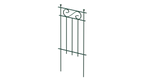 Steckzaun Balerna als Set in pulverbeschichtet Sonderfarbe RAL 6005 Moosgrün als 3D-Modell