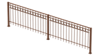 Geländer Belluno als 3D-Modell | Unbeschichtet