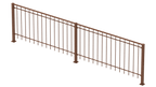 Geländer Ancona als 3D-Modell | Unbeschichtet