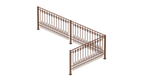 Geländer Lucca als 3D-Modell | Unbeschichtet