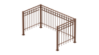 Geländer Belluno als 3D-Modell | Unbeschichtet