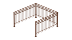 Geländer Belluno als 3D-Modell | Unbeschichtet