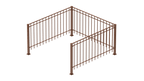 Geländer Padua als 3D-Modell | Unbeschichtet