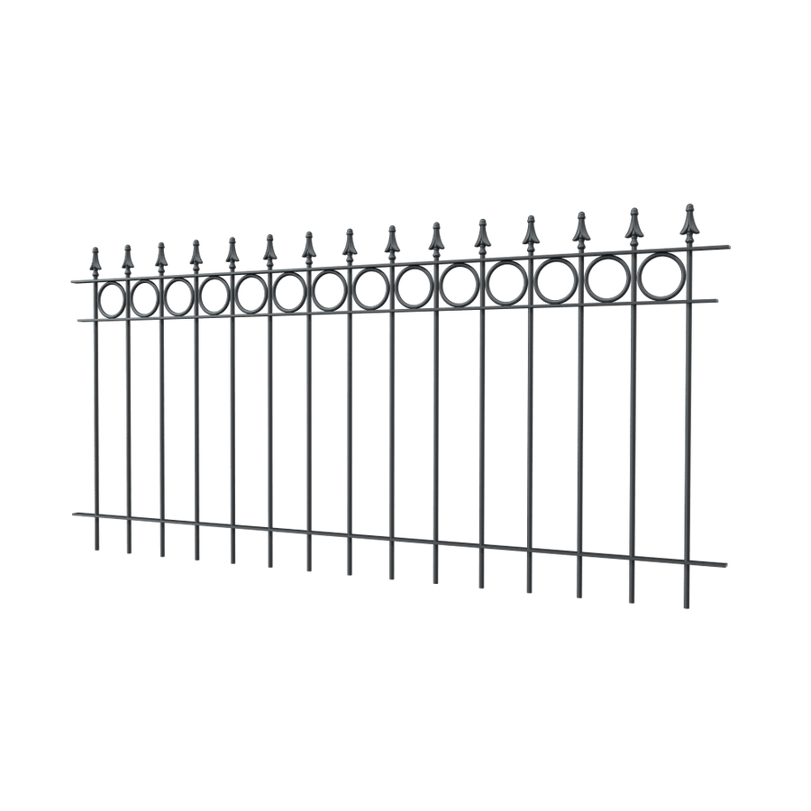 Zaun Belluno | Pulverbeschichtet RAL 7016 Anthrazitgrau