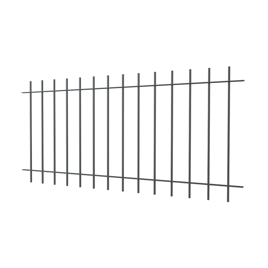 Zaun Padua | Pulverbeschichtet RAL 7016 Anthrazitgrau