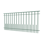 Geländer Perugia als 3D-Modell | Pulverbeschichtet Sonderfarbe RAL 6005 Moosgrün