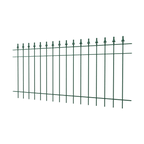 Zaun Pino | Pulverbeschichtet RAL 6005 Moosgrün
