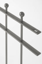 Zaun Como Detailaufnahme Langloch | Pulverbeschichtet Anthrazit