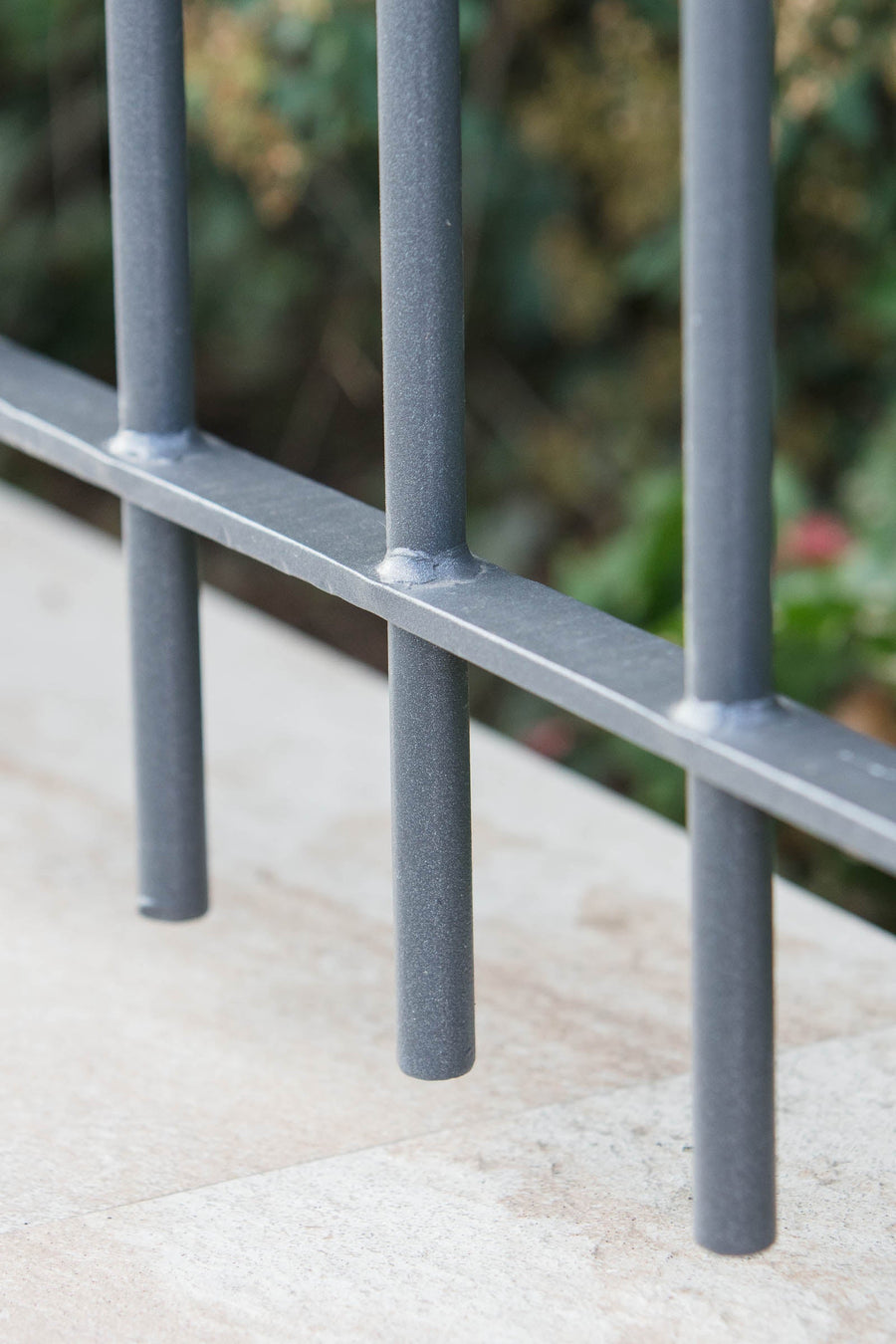 Zaun Ancona Detailaufnahme | Pulverbeschichtet Anthrazit